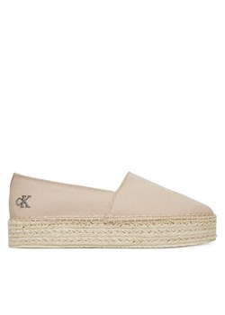 Espadryle Calvin Klein Jeans Flatform Esdparille Mg/Hdw YW0YW01737 Różowy ze sklepu eobuwie.pl w kategorii Espadryle damskie - zdjęcie 182041928
