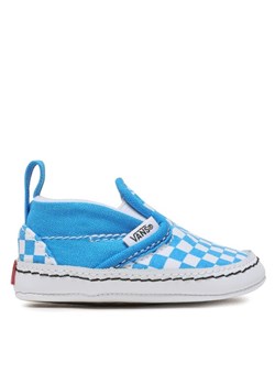 Tenisówki Vans In Slip-On V Crib VN0A2XSL1SI1 Niebieski ze sklepu eobuwie.pl w kategorii Trampki dziecięce - zdjęcie 182041946