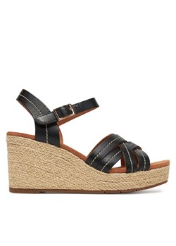 Espadryle Clarks Sabina Strap 26181462 Czarny ze sklepu eobuwie.pl w kategorii Espadryle damskie - zdjęcie 182042047