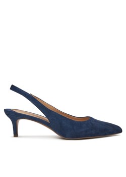 Sandały LAUREN RALPH LAUREN Lolah II 802959263001 Granatowy ze sklepu eobuwie.pl w kategorii Czółenka - zdjęcie 182042105