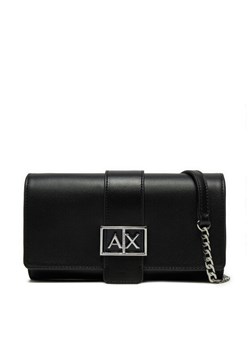 Torebka Armani Exchange XW000358 AF12039 UC001 Czarny ze sklepu eobuwie.pl w kategorii Kopertówki - zdjęcie 182042226