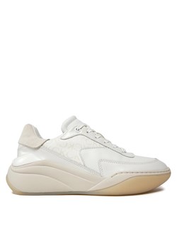 Sneakersy Calvin Klein Wedge Lace Up Epi Mono HW0HW01899 Biały ze sklepu eobuwie.pl w kategorii Buty sportowe damskie - zdjęcie 182042407