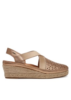 Espadryle Pikolinos W4A-1546Cl Złoty ze sklepu eobuwie.pl w kategorii Sandały damskie - zdjęcie 182042417