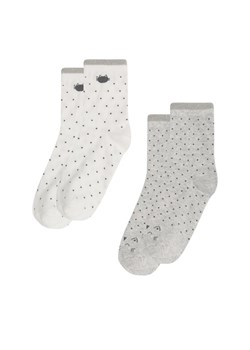 Zestaw 2 par wysokich skarpet dziecięcych Nelli Blu 7KB-003-AW23 (2-pack) Szary ze sklepu eobuwie.pl w kategorii Skarpetki dziecięce - zdjęcie 182042517
