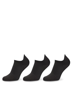 Zestaw 3 par niskich skarpet unisex Under Armour UA ArmourDry® Run 1386237 Czarny ze sklepu eobuwie.pl w kategorii Skarpetki damskie - zdjęcie 182042556