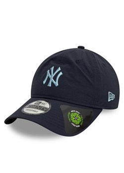 Czapka z daszkiem New Era New York Yankees Recycled 9Twenty 60595200 Granatowy ze sklepu eobuwie.pl w kategorii Czapki z daszkiem damskie - zdjęcie 182042638
