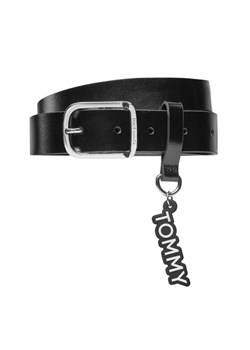 Pasek Damski Tommy Jeans Tjw City Girl Belt AW0AW16103 Czarny ze sklepu eobuwie.pl w kategorii Paski damskie - zdjęcie 182042725