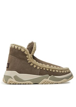 Śniegowce Mou Eskimo Trainer FW201000A Brązowy ze sklepu eobuwie.pl w kategorii Śniegowce damskie - zdjęcie 182042835