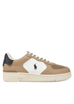 Sneakersy Polo Ralph Lauren Masters Court 809960988001 Brązowy ze sklepu eobuwie.pl w kategorii Buty sportowe męskie - zdjęcie 182042908