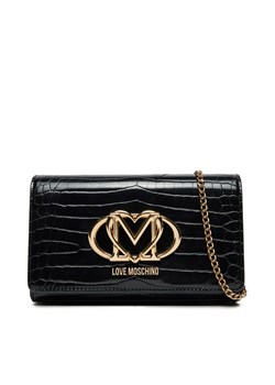 Torebka LOVE MOSCHINO JC4047PP1MLE100A Czarny ze sklepu eobuwie.pl w kategorii Kopertówki - zdjęcie 182042936