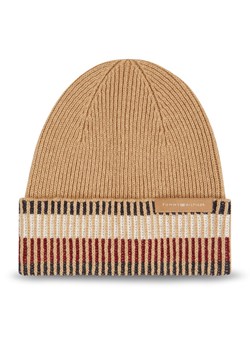 Czapka Tommy Hilfiger Corp Love AM0AM12751 Beżowy ze sklepu eobuwie.pl w kategorii Czapki zimowe męskie - zdjęcie 182043067