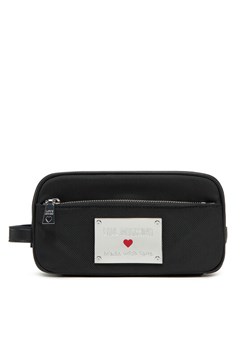 Kosmetyczka LOVE MOSCHINO JC5310PP1MLN100A Czarny ze sklepu eobuwie.pl w kategorii Kosmetyczki - zdjęcie 182043179