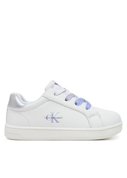 Sneakersy Calvin Klein Jeans Low Cut Lace-Up Sneaker V1A9-82009-1355 M Biały ze sklepu eobuwie.pl w kategorii Buty sportowe dziecięce - zdjęcie 182043315