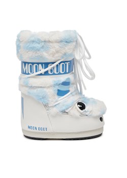 Śniegowce Moon Boot 80D3400260 Biały ze sklepu eobuwie.pl w kategorii Buty zimowe dziecięce - zdjęcie 182043416