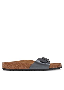 Klapki Birkenstock Madrid Birko-Flor 1021532 Szary ze sklepu eobuwie.pl w kategorii Klapki damskie - zdjęcie 182043657