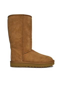 Śniegowce Ugg W Classic Tall II 1016224 Brązowy ze sklepu eobuwie.pl w kategorii Śniegowce damskie - zdjęcie 182043667