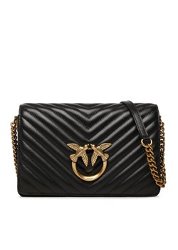 Torebka Pinko Love Click Classic PE 23 PLTT 100063 A0GK Czarny ze sklepu eobuwie.pl w kategorii Listonoszki - zdjęcie 182043856