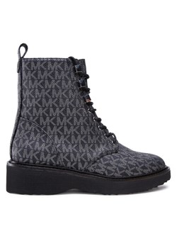 Trapery MICHAEL Michael Kors Haskell Bootie 40F2HSFE5B Czarny ze sklepu eobuwie.pl w kategorii Workery damskie - zdjęcie 182043889
