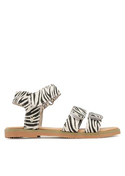 Sandały EMU Australia Zebra K12678 Biały ze sklepu eobuwie.pl w kategorii Sandały dziecięce - zdjęcie 182043965
