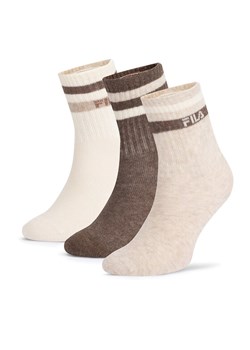 Skarpety Fila F8207-AW24 (3-pack) Écru ze sklepu eobuwie.pl w kategorii Skarpetki dziecięce - zdjęcie 182043995