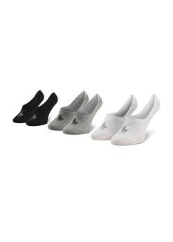 Zestaw 3 par stopek unisex Polo Ralph Lauren 449799742001 r. OS Czarny ze sklepu eobuwie.pl w kategorii Skarpetki męskie - zdjęcie 182044026