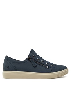 Sneakersy ECCO Classic Sneaker 21863302038 Granatowy ze sklepu eobuwie.pl w kategorii Buty sportowe damskie - zdjęcie 182044087