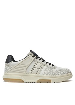 Sneakersy Tommy Jeans The Brooklyn New Material EM0EM01431 Écru ze sklepu eobuwie.pl w kategorii Buty sportowe męskie - zdjęcie 182044215