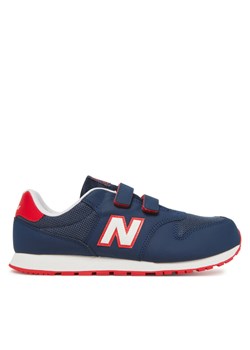 Sneakersy New Balance GV500NV1 Niebieski ze sklepu eobuwie.pl w kategorii Buty sportowe dziecięce - zdjęcie 182044387