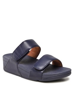 Klapki FitFlop LULU FV6-399 Granatowy ze sklepu eobuwie.pl w kategorii Klapki damskie - zdjęcie 182044488