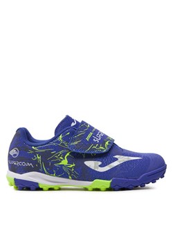 Buty do piłki nożnej Joma Super Copa Jr Turf SCJW2404TFV Niebieski ze sklepu eobuwie.pl w kategorii Buty sportowe dziecięce - zdjęcie 182044707