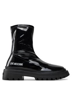 Botki LOVE MOSCHINO JA24225G0LIIZ000 Czarny ze sklepu eobuwie.pl w kategorii Botki - zdjęcie 182045016