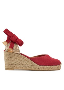 Espadryle Castañer Carina/6/002 021644 Czerwony ze sklepu eobuwie.pl w kategorii Espadryle damskie - zdjęcie 182045239