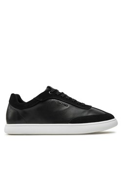 Sneakersy Calvin Klein Cupsole Lace Up - Lth Sue Mix HW0HW02435 Czarny ze sklepu eobuwie.pl w kategorii Buty sportowe damskie - zdjęcie 182045268