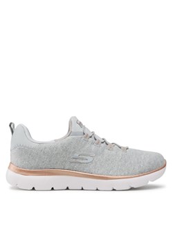 Sneakersy Skechers Dazzling Me 149528/GRY Szary ze sklepu eobuwie.pl w kategorii Buty sportowe damskie - zdjęcie 182045298