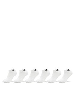 Skarpety Niskie Unisex adidas Cushioned Sportswear Ankle Socks 6 Pairs HT3442 Biały ze sklepu eobuwie.pl w kategorii Skarpetki męskie - zdjęcie 182045356