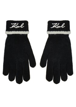 Rękawiczki Damskie KARL LAGERFELD 246W3601 Czarny - id: 0000304454929 - marki Karl Lagerfeld - 182045458 Rękawiczki Damskie KARL LAGERFELD 246W3601 Czarny ze sklepu eobuwie.pl w kategorii Rękawiczki damskie - zdjęcie 182045458