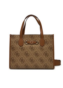 Torebka Guess HWOS86 54220 Brązowy ze sklepu eobuwie.pl w kategorii Torby Shopper bag - zdjęcie 182045759