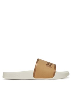 Klapki Puma Leadcat 2.0 Aqua Metallics 401707 02 Beżowy ze sklepu eobuwie.pl w kategorii Klapki damskie - zdjęcie 182045818