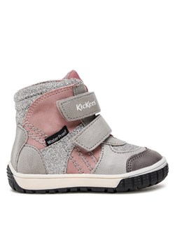 Śniegowce Kickers Sitrouille Wpf 585575-10 Szary ze sklepu eobuwie.pl w kategorii Buty zimowe dziecięce - zdjęcie 182046056