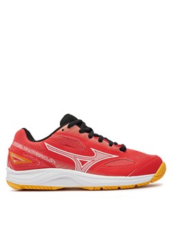 Buty halowe Mizuno Stealth Star 2 Jr X1GC2307 Czerwony ze sklepu eobuwie.pl w kategorii Buty sportowe dziecięce - zdjęcie 182046126