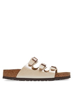 Klapki Birkenstock Florida 1029818 Écru ze sklepu eobuwie.pl w kategorii Klapki damskie - zdjęcie 182046175