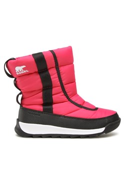 Śniegowce Sorel Whitney II Puffy Mid Wp NY3873 Różowy ze sklepu eobuwie.pl w kategorii Buty zimowe dziecięce - zdjęcie 182046195