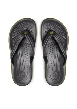 Japonki Crocs Crocband Flip 11033 Szary ze sklepu eobuwie.pl w kategorii Buty męskie - zdjęcie 182046265