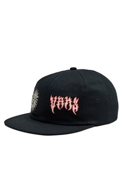 Czapka z daszkiem Vans Sunface Jockey VN000GKABLK1 Czarny ze sklepu eobuwie.pl w kategorii Czapki z daszkiem damskie - zdjęcie 182046346