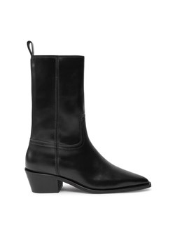 Botki Calvin Klein Jeans Cowboy YW0YW01679 Czarny ze sklepu eobuwie.pl w kategorii Botki - zdjęcie 182046537