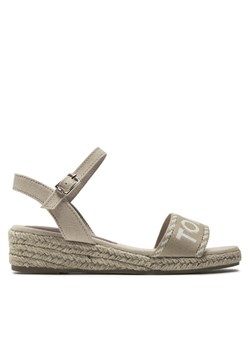 Espadryle Tommy Hilfiger Rope Wedge Sandal T3A7-33287-0890 M Beżowy ze sklepu eobuwie.pl w kategorii Sandały dziecięce - zdjęcie 182046677