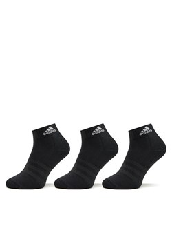 Skarpety Niskie Unisex adidas Cushioned Sportswear Ankle Socks 3 Pairs IC1277 Czarny ze sklepu eobuwie.pl w kategorii Skarpetki damskie - zdjęcie 182046686