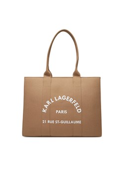 Torebka KARL LAGERFELD A1W50009 Brązowy ze sklepu eobuwie.pl w kategorii Torby Shopper bag - zdjęcie 182046718
