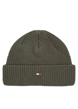 Czapka Tommy Jeans AM0AM12635 Zielony ze sklepu eobuwie.pl w kategorii Czapki zimowe męskie - zdjęcie 182046847