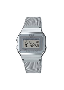 Zegarek Casio Vintage A700WEM-7AEF Srebrny ze sklepu eobuwie.pl w kategorii Zegarki - zdjęcie 182046877